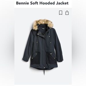 Mo Ka navy blue jacket
